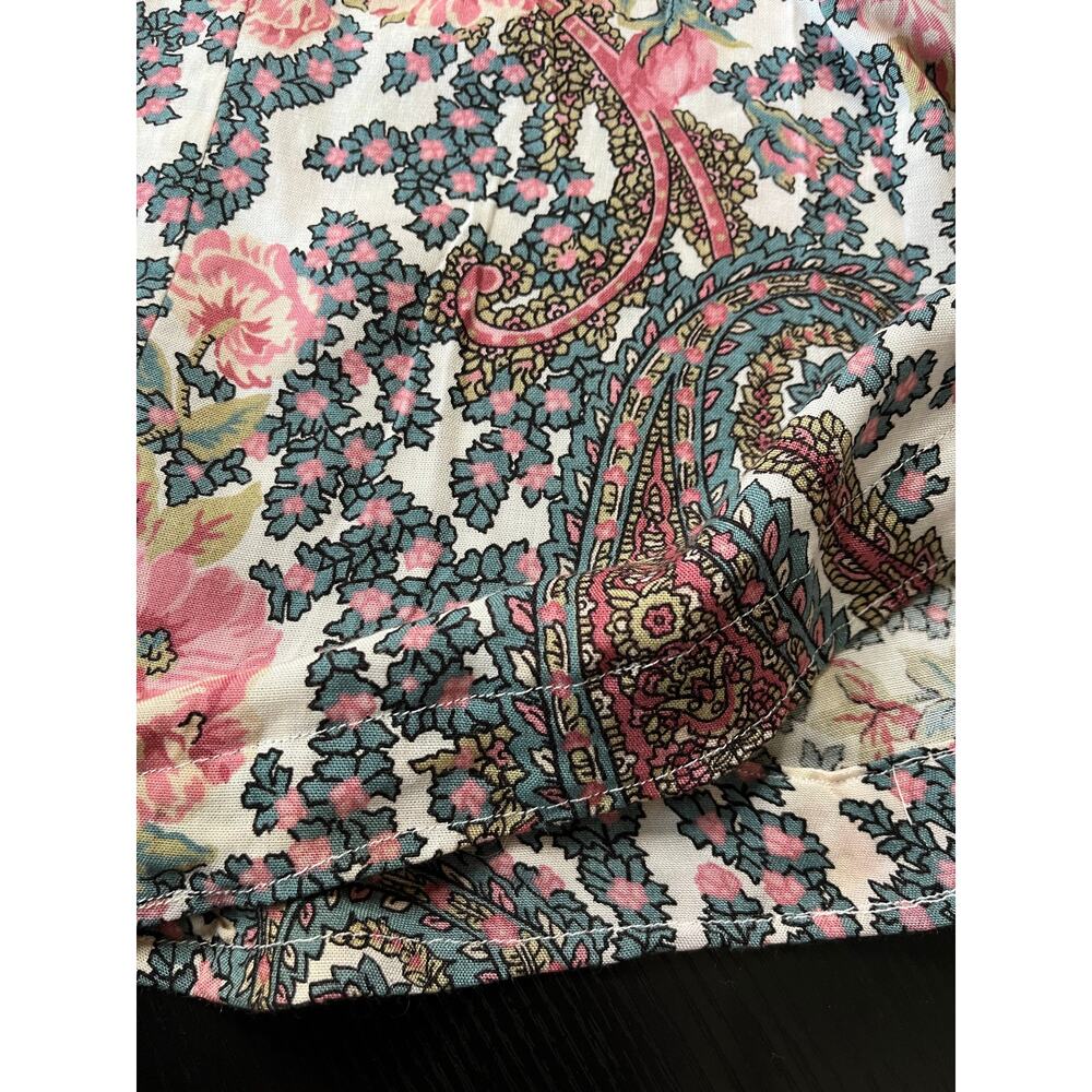 Beautiful Vintage 80's Victorian Floral Midi Dress - Picture 9 of 16